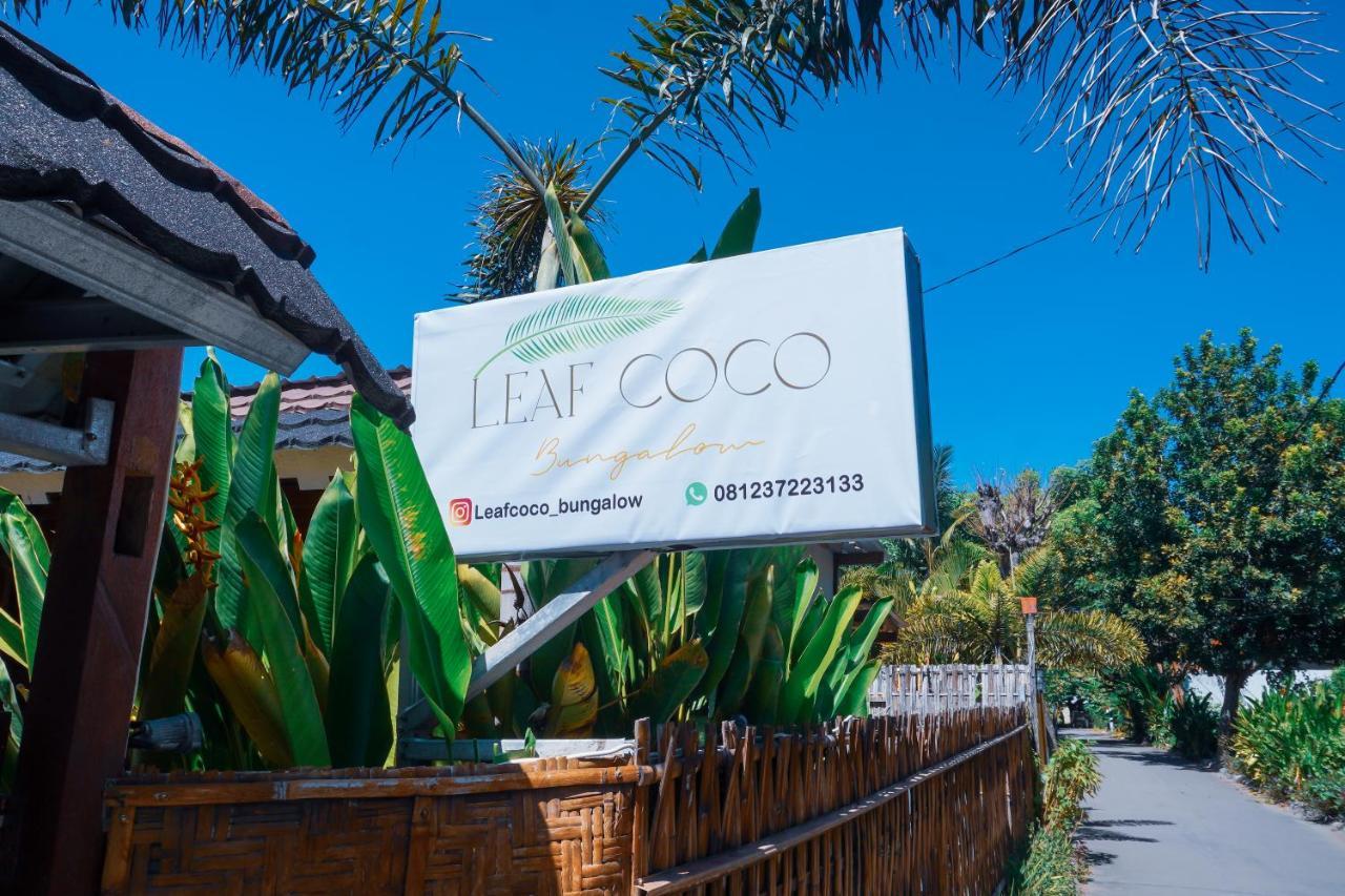 Leaf Coco Bungalow Gili Air Esterno foto